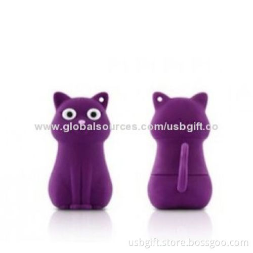 USB Drive, PVC Material, Cute Animal Shape, Promotional Gift, 8GB